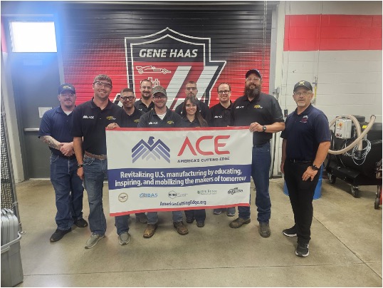 Justin Maples with a group of ACE participants